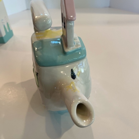 Handmade Pottery - “Time” For Tea. Clock, Teapot and 4 Cups - Picture 7 of 16